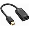 VINDENI Adattatore Displayport HDMI, 4K 60Hz DP to HDMI | Mini Display Port to HDMI, Compatibile con MacBook Air/Pro, Surface Pro, Monitor, Proiettori e Altro Ancora