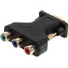 Opatiny Convertitore da VGA a RCA per lettore DVD e per hdtv Box VGA | Connettori placcati in oro per garantire un segnale stabile, ridurre, uscita video chiara, design resistente