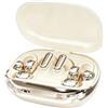 Wodsty 3-in-1 Wireless Earbuds Low Latency for Power Bank Case 3-in-1 (Light White | Design 3 in 1, modalità sleep clip per auricolari, gioco a bassa latenza, per custodia power bank, display LED