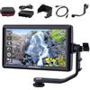 FEELWORLD S55 V3+ Batteria+Custodia da 6 pollici DSLR Camera Field Monitor FHD 1920x1152 IPS LUT Video Peaking Focus Assist con 4K HDMI 8.4V DC Ingresso Output