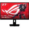ASUS ROG STRIX 5K XG27JCEG, Monitor Gaming 27 Fast IPS (5120x2880), Nero | Dual mode (5K 80Hz e QHD 320Hz) , 0.3ms (min.), ELMB Sync, USB-C (15W PD), G-Sync, DisplayWidget Center, Treppiede, Aura Sync
