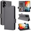 BELLA BEAR Custodia per Telefono TCL K70 NxtPaper 5G-Grigio | Portafoglio con Magnetico, Funzione Kickstand, Cassa Flip del Telefono Cellulare, Protettivo a Prova di Urti