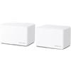 Amazon Renewed Mercusys TP-Link Halo H3000X(2-pack) WiFi 6 Mesh AX3000Mbps, 3 Porte Ethernet Gigabit, Controllo Parental, Collega Fino a 150 Dispositivi, Router e Ripetitore