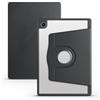 SOTEFE Custodia girevole a 360 per Samsung Galaxy Tab A8 10.5 (SM-X200/X205/X207) - Custodia a libro con supporto per Galaxy Tab A8 10.5 pollici 2021 Tablet Cover con retro trasparente (nero)