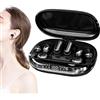 Generico Cuffie Sportive Senza Fili Audio Senza Fili per Sport con Caricatore | Stile Coppia Display LED Touch Earbuds Clip On Uso Office Palestra