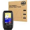 Powfix 2 Pezzi Pellicola PET Protezione Full Screen per Garmin Striker Plus 4 Rilevatore Pesca, Trasparente Antigraffio Senza Bolla