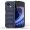 EASSGU Custodia per OnePlus Nord CE 3 Lite (6.7 Inches) Cover Morbida per Cellulare in Silicone TPU Anticaduta e Antigraffio - Blu scuro