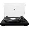 Pro-Ject A1 - Giradischi automatico - OM10, suono di alta qualità, braccio di tono in alluminio - Giradischi completamente automatico con preamplificatore fono - Nero