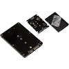 KALEA-INFORMATIQUE Adattatore da M2 (M.2 NGFF SATA B Key o B+M Key) a SATA con enclosure per dischi rigidi SATA da 2,5 pollici