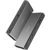 iVANKY Thunderbolt 5 Dock FusionDock Pro 3 Docking Station Hub 11 in 1 Singolo 8K, Doppio 6K@60Hz per MacBook M1/M2/M3/M4/M5 Pro/Max, Doppio 8K@60Hz per Windows TB5, Alimentazione 180W, 120Gbp, 2.5GbE