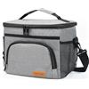 Cozary Borsa Termica Porta Pranzo 8L,Borsa Termica Addensato, Borsa Frigo, Borsa Pranzo Portatile per Ufficio Scuola Viaggi Campeggio All'aperto Picnic