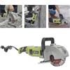 MEELRYD Fresa a muro 4000 W, velocità a vuoto 6500 giri/min, larghezza scanalatura 33 mm, profondità massima scanalatura 37 mm, 5 dischi da taglio Ø 121 mm