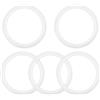 Be In Your Mind 5Pcs Guarnizioni Ricambio O-Ring Guarnizione Di Scarico Per Lavabo Pop-up Diametro Interno 31mm Esterno 38mm Guarnizione Rondella Tenuta Per Valvola Scarico Push-up Del Lavandino