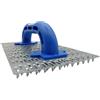 Generico Rasatore per Intonaco 250 x 144 mm Pavan, Frattazzo Raschiante in Metallo Dentato con Impugnatura Ergonomica, Raschietto Professionale per Intonaci e Rasatura Pareti