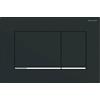 Geberit, Placca di comando Sigma30 115.883.14.1, per risciacquo a 2 quantità, colore nero opaco, cromo 115883141