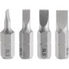 QUARKZMAN 4Pz SL3/SL4/SL5/SL6 Punte Avvitatore a Taglio 25mm/1 Acciaio S2 | 1/4 Gambo Esagonale, Inserti per Avvitatore Professionali Testa a Croce Magnetica, Punta per Cacciavite