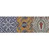 Casa Moro Piastrelle in ceramica orientale SOUSSE 59,2 x 20 cm, 1 mq | Marocchino Patchwork piastrelle gres porcellanato per bella cucina, corridoio, bagno e cucina | FL7082