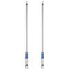 QUARKZMAN Punte a Impatto Esagonali 2 Pezzi 2.5mm Gambo 1/4 150mm | Testa Piatta Magnetica, Acciaio S2 con Lucidatura a Specchio, per Chiave a Brugola e Utensili Elettrici