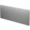 KUNe Paraspruzzi in acciaio inox, facile da montare, pareti senza macchie, accessori per lavabo Solidum, in acciaio inox, colore: argento, dimensioni: 77,4 x 30 cm