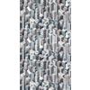 A.S. Création Carta da parati 3D in tessuto non tessuto, motivo skyline soggiorno, 1,59 x 2,80 m, colore: grigio