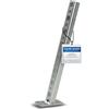 Swettews - Supporto da parete per console da 150 a 500 mm, supporto per carichi pesanti, 150 mm