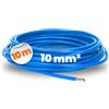 Lapp 10m Cavo Unipolare H07V-K 10mm² Blu - Filo Elettrico Cablaggio PVC | Conduttore in rame a filo sottile ignifugo classe 5, marcatura HAR per cablaggio quadri elettrici e sistemi di illuminazione