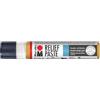 Marabu Pasta per rilievo Marabu 25 ml, argento metallizzato | Colore per contorni per vetro e porcellana, lavabile in lavastoviglie senza cottura, inodore e resistente alla luce