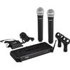 Sicuro Microfono ricevitore per sistema wireless vocale doppio Shure SVX288J PG28-JB1