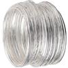 Perfeclan Generic Braccialetto a Cerchio Ultrasottile in Argento Moda 50x Braccialetto Impilabile