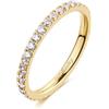 Brosway Anello Donna in Acciaio | Anello con Cubic Zirconia | Collezione Desideri - BEIA006C