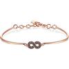 Brosway Bracciale Donna, Bracciale Rigido in Acciaio e Cristalli con Simbolo Infinito | Collezione Chakra - BHK366