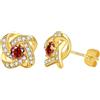 PAKORIO Orecchini Moissanite VVS1 multistile, placcato oro 14K, ipoallergenici