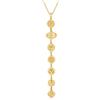 AITENME Collana in oro con 7 chakra, da donna, con ciondolo lungo, gioiello da yoga, alla moda, regolabile, collana spirituale a forma di Y, regalo per le donne