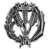 Alylosilver Distintivo Agronomo in Argento 925, con Astuccio | Spilla da bavero 17x15 mm con fascio di tre spighe di grano, chiusura a farfalla di sicurezza, gioiello artigianale