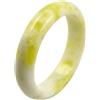 Generisch Bracciale in giada in vera pietra preziosa, pietra naturale levigata a mano con venature uniche portafortuna e pietra protettiva, diametro 60 mm, gioiello spirituale, idea regalo