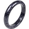 Generisch Bracciale in giada in vera pietra preziosa, pietra naturale levigata a mano con venature uniche portafortuna e pietra protettiva, diametro 60 mm, gioiello spirituale, idea regalo