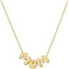 CYMYSS Collana Donna Argento 925 Placcata Oro 18K, Collana Color Oro con Ciondolo, Girocollo Dorato Elegante da Donna, Catenina Gioielli Regalo Donna