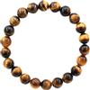 Ouubuuy Bracciale Ametista Perline Pietra Cristallo Naturale Uomo Donna 8mm Elastico Bracciale