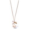 Purelei Ocean Crush - Collana da donna in acciaio inox con ciondolo marittimo, conchiglia, stella marina e pesce, catena regolabile 40-45 cm, gioielli da donna per occasioni speciali