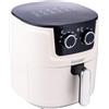 Galileo Kooper Friggitrice ad Aria, Avorio, 6 L, 1500 W | 2 Manopole, 27,2 x 35,5 x 30 cm