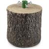 VKZ Base per Albero di Natale 32x24x36 cm, Base Albero di Natale Effetto Tronco, Supporto per Albero di Natale Decorativo, Confezione da 1