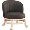 Generico Sgabello con ruote Estetica Moderna, Seduta Bassa Comoda | Sedia da pedicure a rotelle per casa, camera da letto, cucina, bagno, ufficio, bar, garage, salone, lavoro, dormitorio,