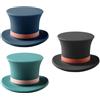 SOLUSTRE 3 Pezzi Tappo Vino in Silicone a Forma di Cappello, Tappo per Bottiglia Vino Decorativo, Sigillo Ermetico, per Bottiglie Aperte, Feste e Varie Occasioni