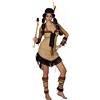 DEGUISE TOI Generique - Costume indiana lusso donna - Marrone - S