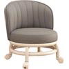 Generico Sgabelli a rotelle Schienale ergonomico morbido seduta bassa estetica | Sgabello Basso Girevole Sedia Piccola per casa, camera da letto, cucina, bagno, ufficio, bar, garage, salone, lavoro, dormit