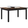 vidaXL Tavolino da salotto Quercia Fumosa 70 x 50 x 36 cm