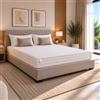 Baldiflex Vulpix H15 Materasso Ignifugo in Poliuretano Espanso, H 15 cm, 140 x 200 cm, Rigidità Media, Traspirante, per Hotel e B&B