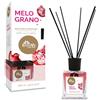 LOOAN PERFUMES Diffusore per Ambienti Melograno 100 ml con Bastoncini, Profumatore per Casa a Rilascio Graduale, Fragranza Fruttata e Avvolgente per Soggiorno, Camera, Bagno e Ufficio