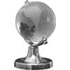 HOMSFOU Globo da Scrivania in Cristallo Base Robusta Girevole | Trasparente e Liscia, per Studio e Ufficio, Adatta a Scaffale e Piano Tavolo, Stile Elegante