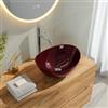 VITRA Lavabo d' appoggio 40x33 cm in ceramica amarena lucido - Barj